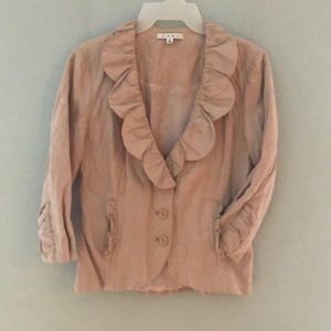 CAbi Blush Petal Jacket/Blazer sz 8